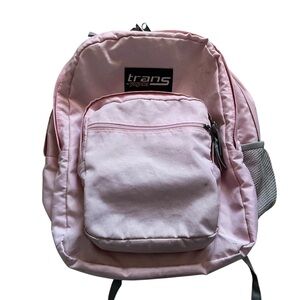 Jansport Light Pink Backpack with Front Pocket
